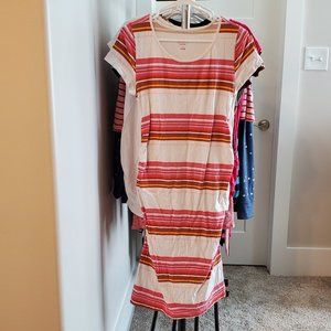Isabel Maternity Striped Dress, Size M